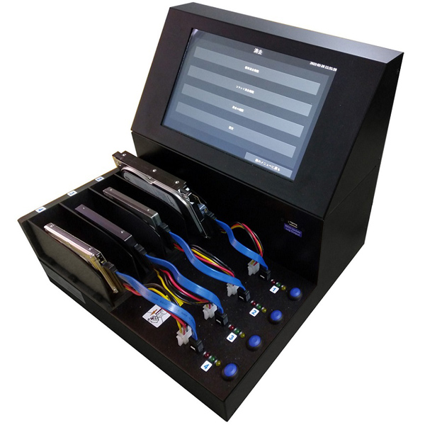 4台同時消去 HDD/SSDデータ消去装置 JetEraser HDE-GT400