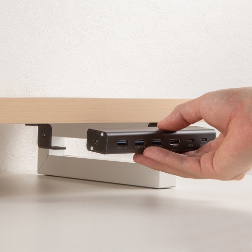 木製天板取付用USB＋HDMIドッキングステーション