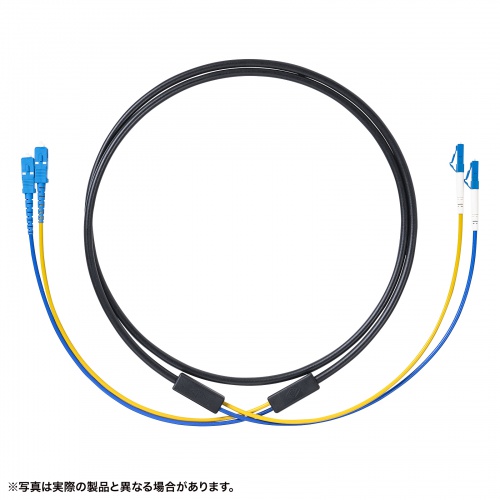 防水ロバスト光ファイバケーブル（シングル9μm、2芯、LC×2-LC×2、10m）
