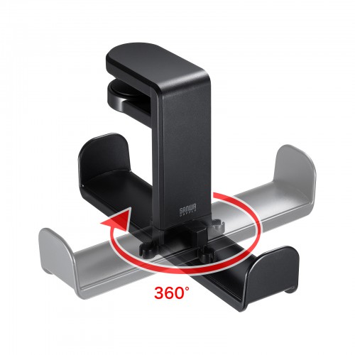 回転式ヘッドホンフック（Wタイプ）