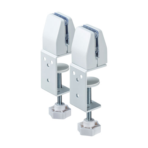 パーティション用クランプ式台座