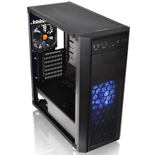 ミドルタワー型PCケース Versa H26 Black /w casefan