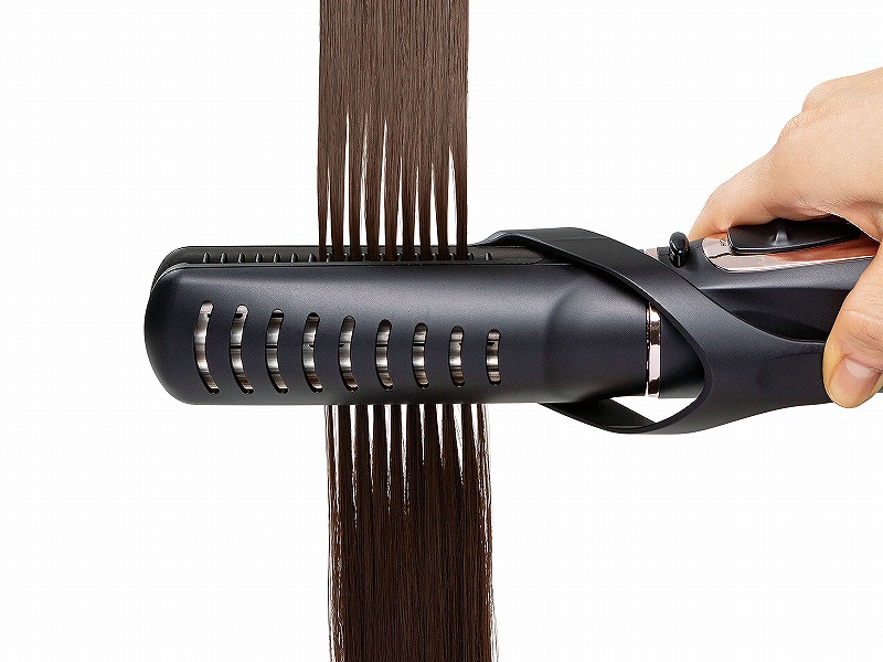 マイナスイオンカーリングドライヤー（ブラック）