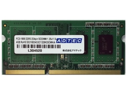 Macp DDR3L-1866 204pin SO-DIMM 4GB