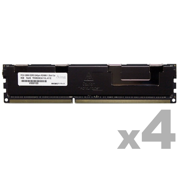 DDR3L-1600 240pin RDIMM 8GB×4 fAN d