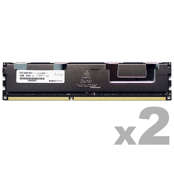 DDR3-1866 240pin RDIMM 8GB×2 fAN