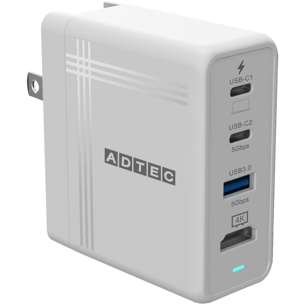 PDΉ 4Ko USB Hub AC[d 74W White