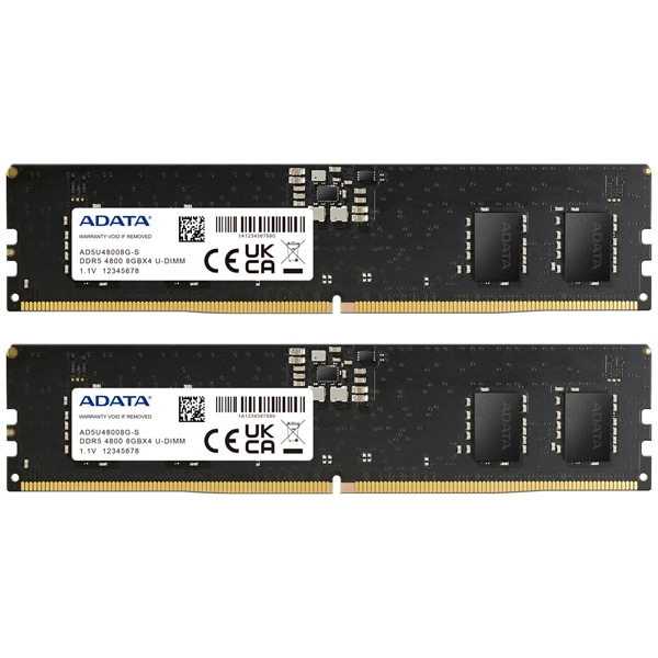 Premier DDR5-4800MHz U-DIMM 8GB×2 DUAL TRAY