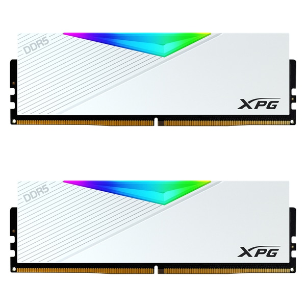 XPG LANCER RGB White DDR5-5600MHz U-DIMM 32GB RGB 36-36-36 DUAL COLOR BOX