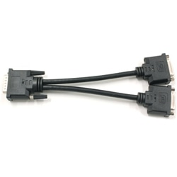 DMS-59(M) TO TWO DVI-I(F) ADAPTER CABLE