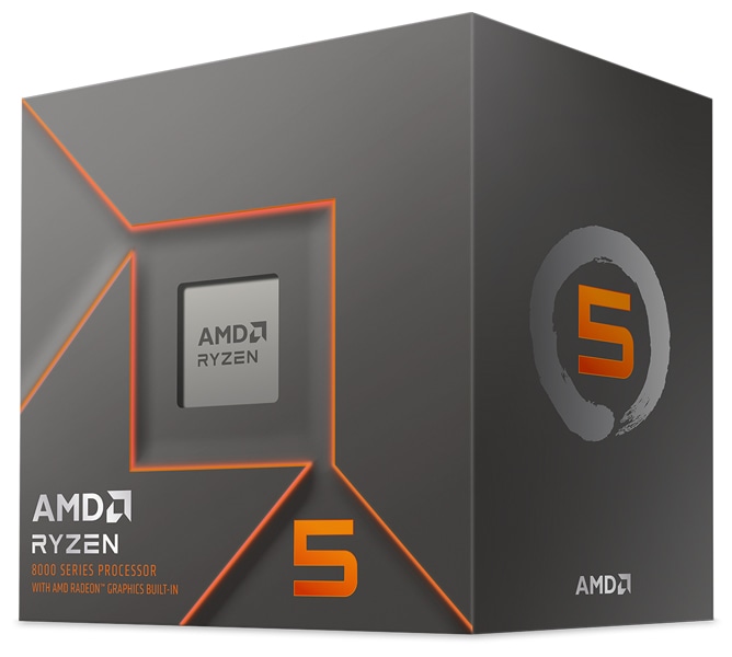 AMD Ryzen 5 8500G with Wraith Stealth Cooler 3Nۏ 100-100000931BOX