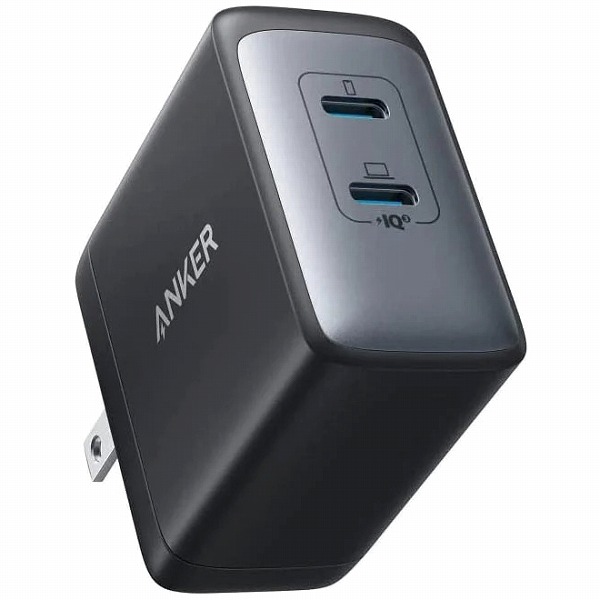 Anker PowerPort III 2-Port 65W (USB PD[d USB-C 2|[g)yƎZpAnker GaN II̗p/USB-PDΉ/PPSKiΉ/PSEZpK/܂肽ݎvOz (ubN)