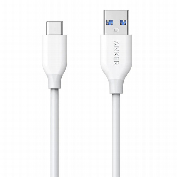 Anker PowerLine USB-C & USB-A P[u (USB3.0Ή) Xperia/Galaxy/LG/iPad Pro/MacBook ̑ Android  USB-C@Ή (zCg)