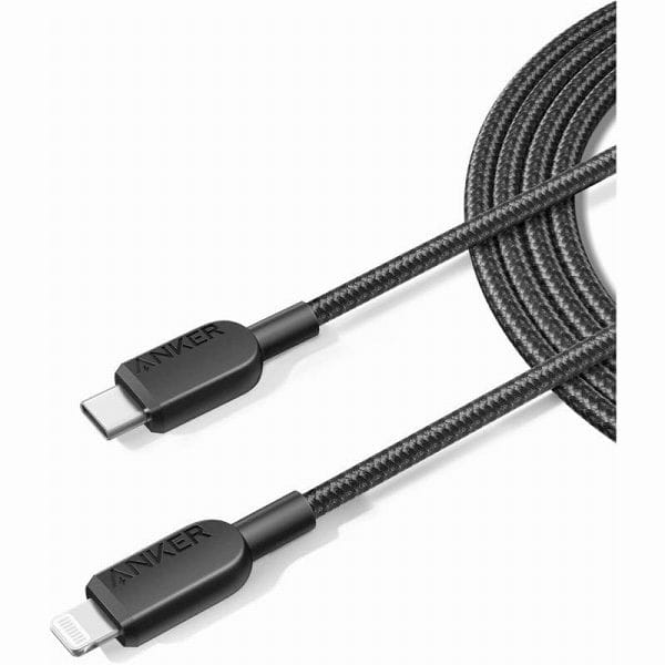 Anker 310 ϋviC USB-C to Lightning Cable (6ft Braided) B2C - UN Black Iteration 1