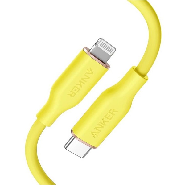 Anker PowerLine III Flow USB-C with Lightning Connector 3ft B2C - UN Yellow Iteration 1