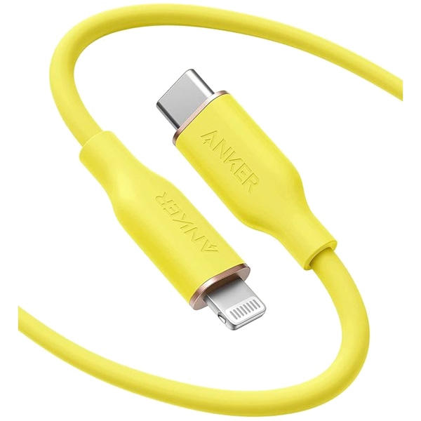 Anker PowerLine III Flow USB-C with Lightning Connector 6ft B2C - UN Yellow Iteration 1