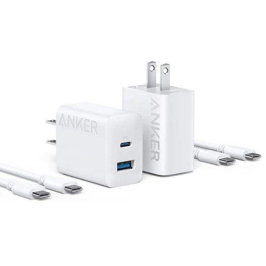 Anker Charger (20WA2-port) with USB-C & USB-C P[u zCg