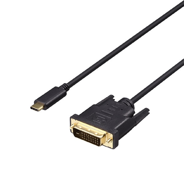 fBXvCϊP[u USB Type-C - DVI 1m ubN