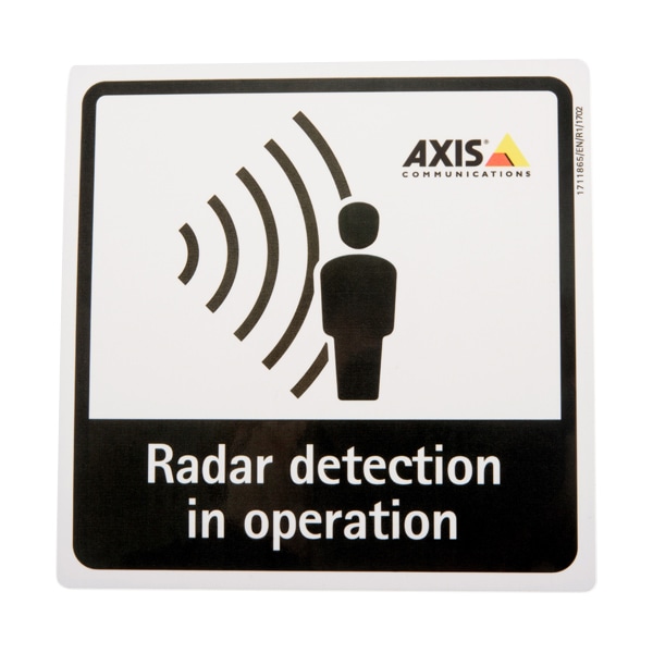 RADAR DETECTION STICKER EN 10PCS