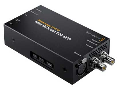 Blackmagic 2110 IP Mini BiDirect 12G SFP CONVNVIPF/IP/12GSFP