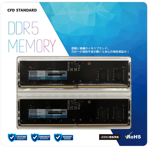 CFD X^_[h DDR5-4800 PC5-38400 fXNgbvp 8GB 2g W5U4800CS-8G