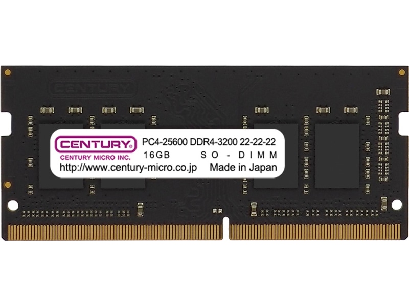 m[gp PC4-25600/DDR4-3200 16GB 260pin SODIMM 1Rank 1.2v {