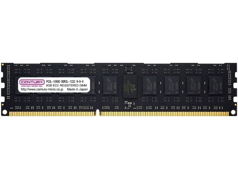 T[o[p PC3L-10600/DDR3L-1333 8GB 240pin Registered DIMM 1.5V/1.35Vp {