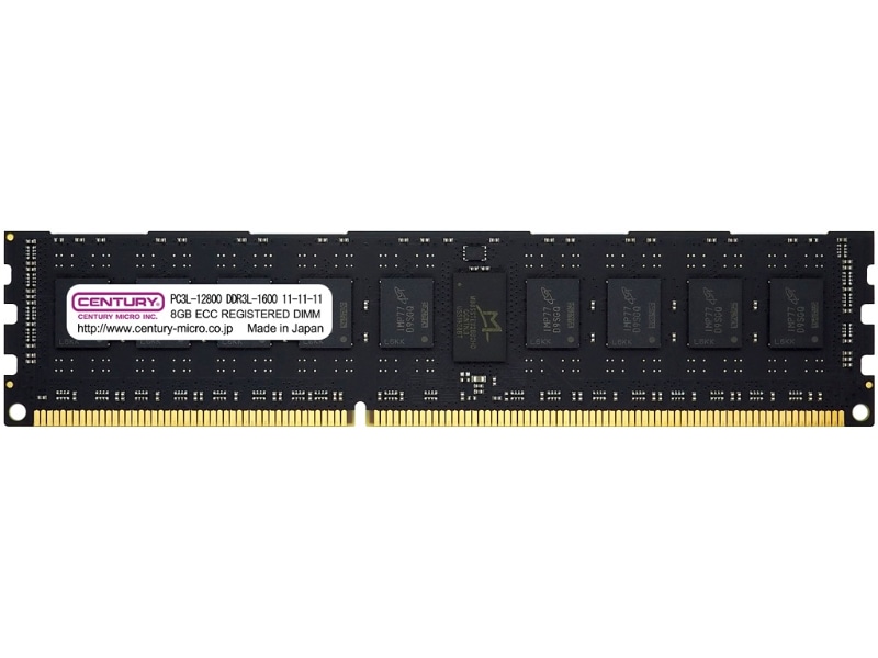 T[o[p PC3L-12800/DDR3L-1600 8GB 240pin Registered DIMM 1.5V/1.35Vp {