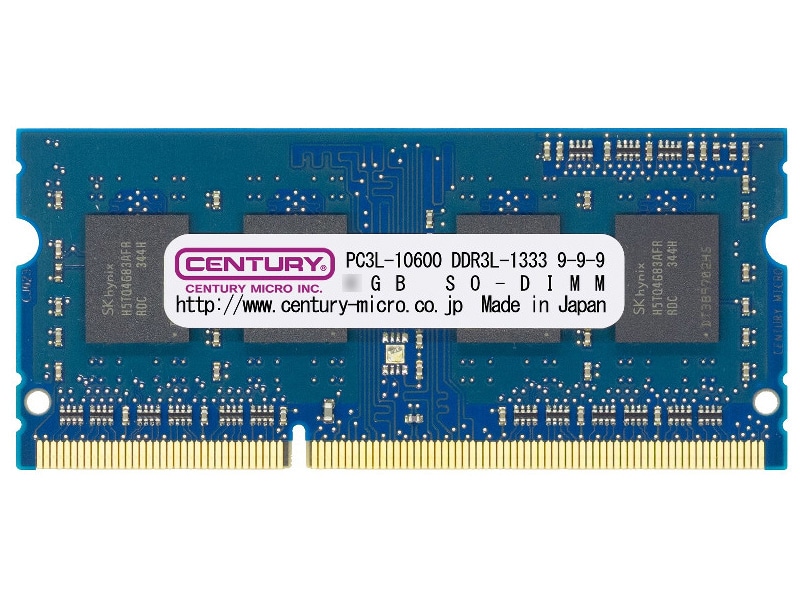 m[gp PC3L-10600/DDR3L-1333 2GB 204pin SODIMM 1.5/1.35Vp {