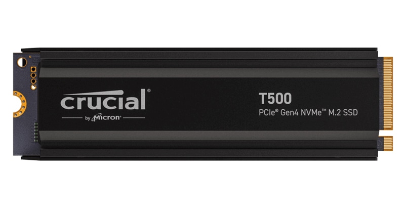 Crucial T500 M.2 NVMeڑ q[gVNt SSD 4TB CT4000T500SSD5JP