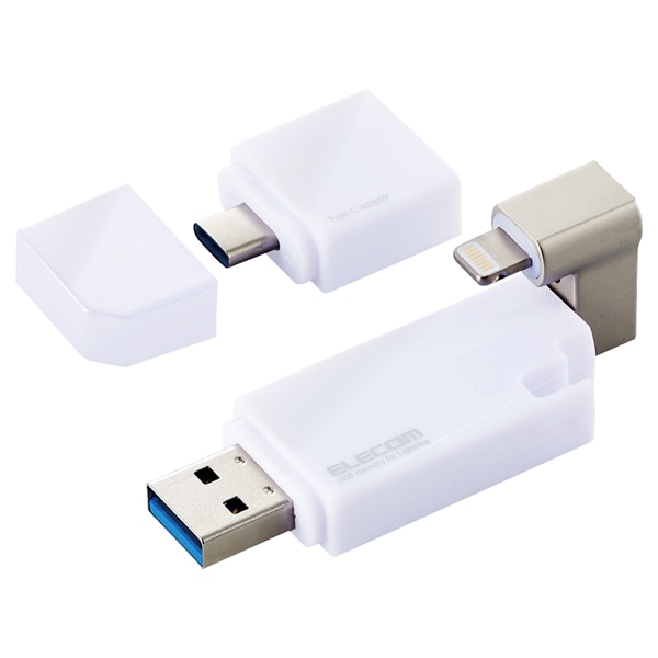 LightningUSB/USB3.2(Gen1)/USB3.0Ή/64GB/Type-CϊA_v^t/zCg