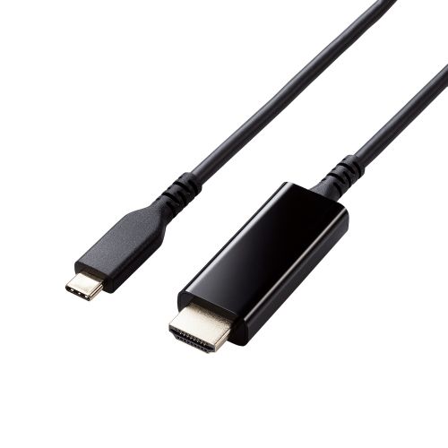 fϊP[u/USB Type-C - HDMI/~[OΉ/60Hz/ϋv/2.0m/ubN