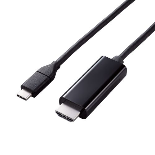 fϊP[u/USB Type-C - HDMI/~[OΉ/60Hz/炩/1.0m/ubN