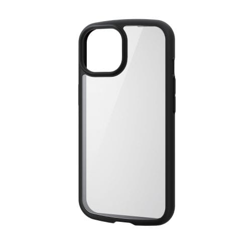 iPhone 15pnCubhP[X/TOUGH SLIM LITE/t[J[/wʃNA/XgbvV[gt/ubN