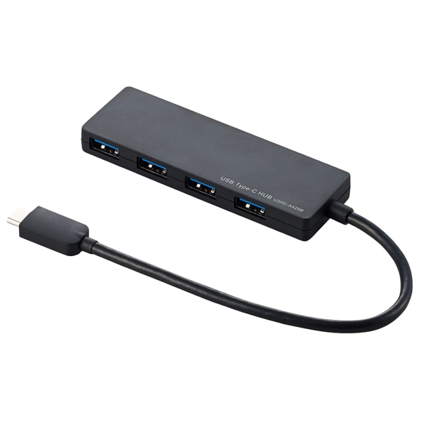 USB3.1(Gen1)HUB/Type-C/AX4|[g/oXp[/15cmP[u/ubN