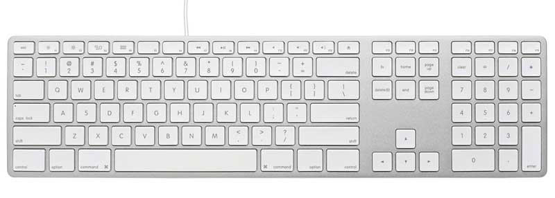 Matias Wired Aluminum Keyboard for Mac Vo[ pz