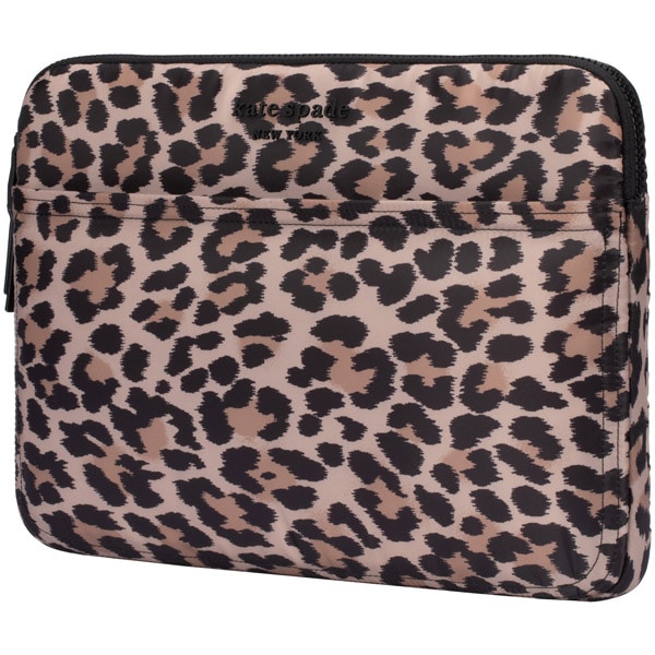 Kate Spade New York - Puffer Universal Laptop Sleeve for 14-inch Device [ Classic Leopard ]