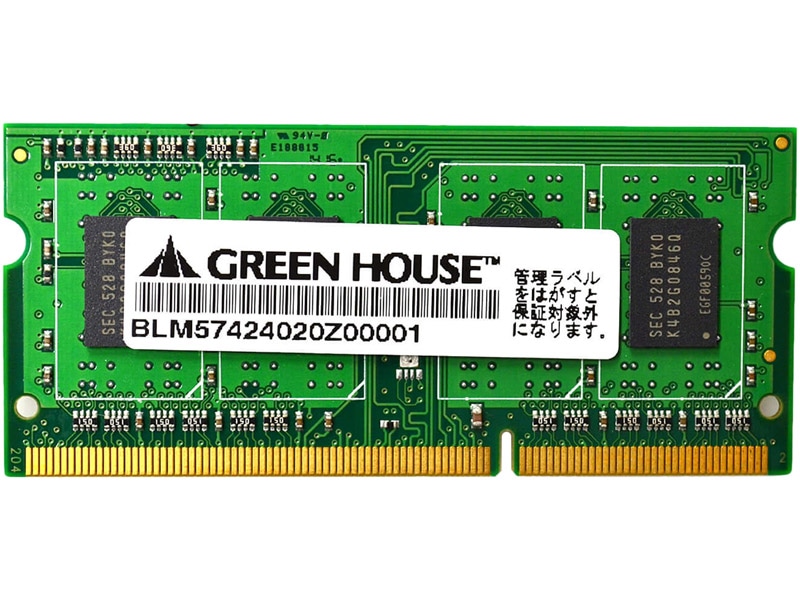 m[gPC 1600MHziPC3-12800jΉ 204pin DDR3 SDRAM SO-DIMM 4GB(4Gbit)