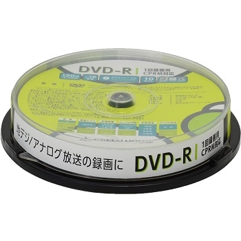 DVD-R CPRM ^p 4.7GB 1-16{ 10Xsh CNWFbgΉ