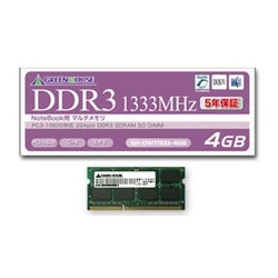 m[gp PC3-10600 204pin DDR3 SDRAM SO-DIMM 4GB