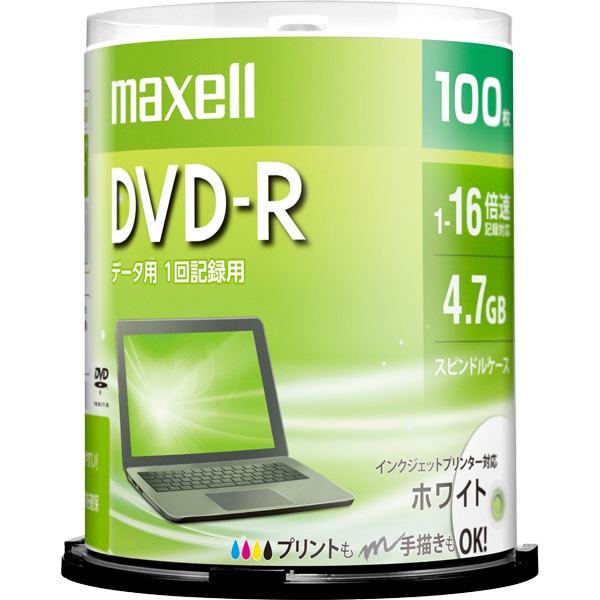 f[^pDVD-R 4.7GB 1-16{ v^uzCg 100XshP[X