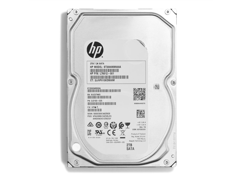 HP 2TB Enterprise SATA 6Gb/s 7200 HDD