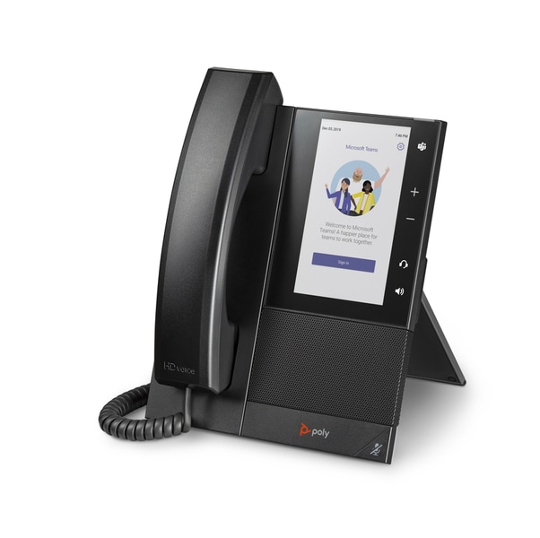 Poly CCX 500 Business Media Phone for Microsoft Teams and PoE-enabled