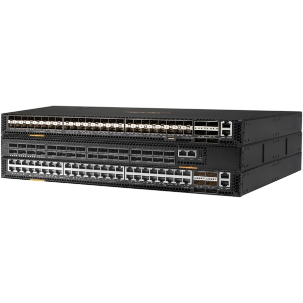 HPE Aruba 8320 Bundle: 48p 10G SFP/SFP+ and 6p 40G QSFP+ SwitchA5 x FansA2 x Power SuppliesA1 x 2-post Rack Kit