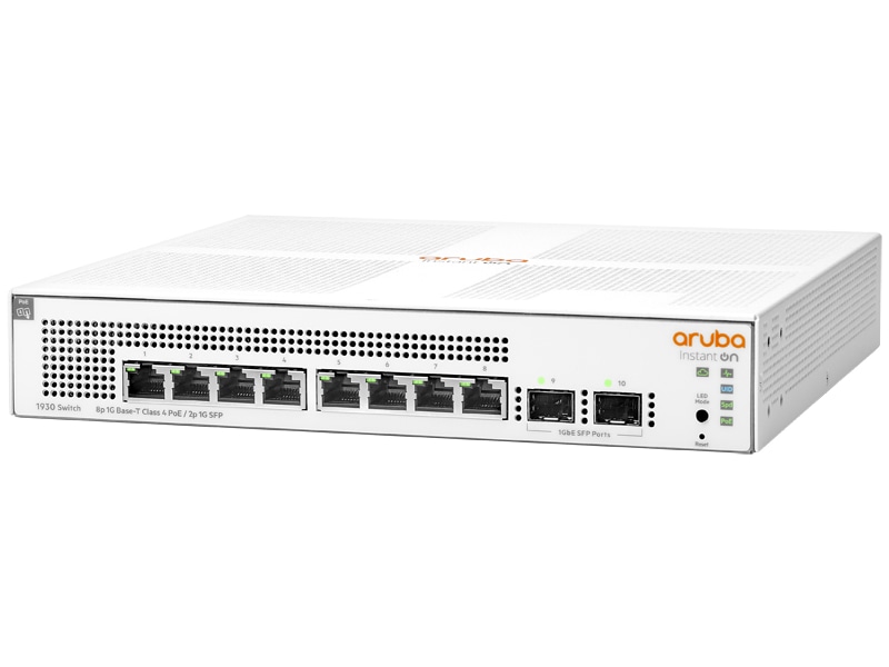 HPE Networking Instant On 1930 8G Class4 PoE 2SFP 124W Switch