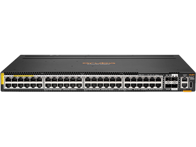 Aruba 6300M 48 Smart Rate 5 Class 8 PoE 2p50G 2p25G Switch