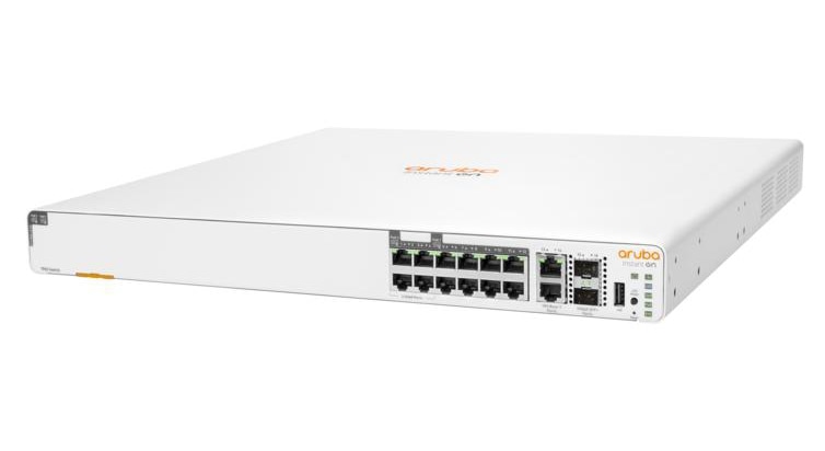 HPE Networking Instant On 1960 8G Class4 PoE 4p Smart Rate 1G/2.5G Class6 PoE 2XGT 2SFP+ 480W Switch