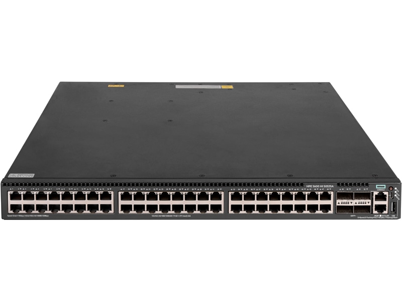 HPE FlexNetwork 5600HI 48Port PoE8 MGig 4QSFP+ 1slot Switch