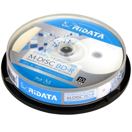 RiDATA M-DISC BD-R 25GB 4{ 10pbN