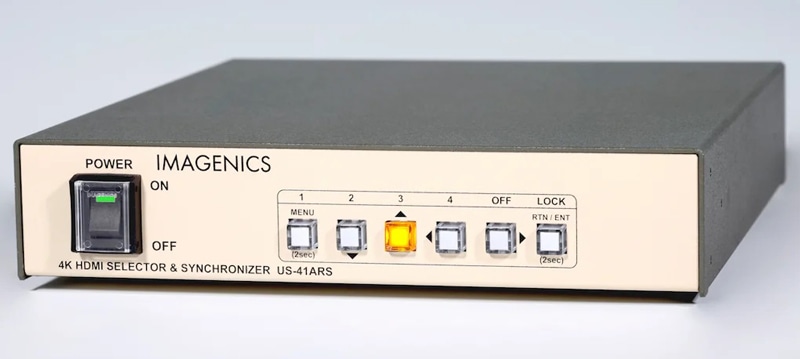 4K 4x1 HDMI SELECTOR & SYNCHRONIZER